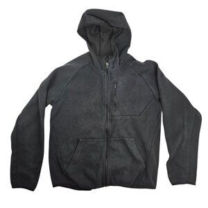 Black Starter Mens Full-Zip Fleece Hoodie Jacket‎ M Polyester Cotton Blend